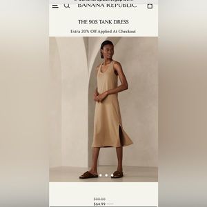 Never worn Banana tank top dress